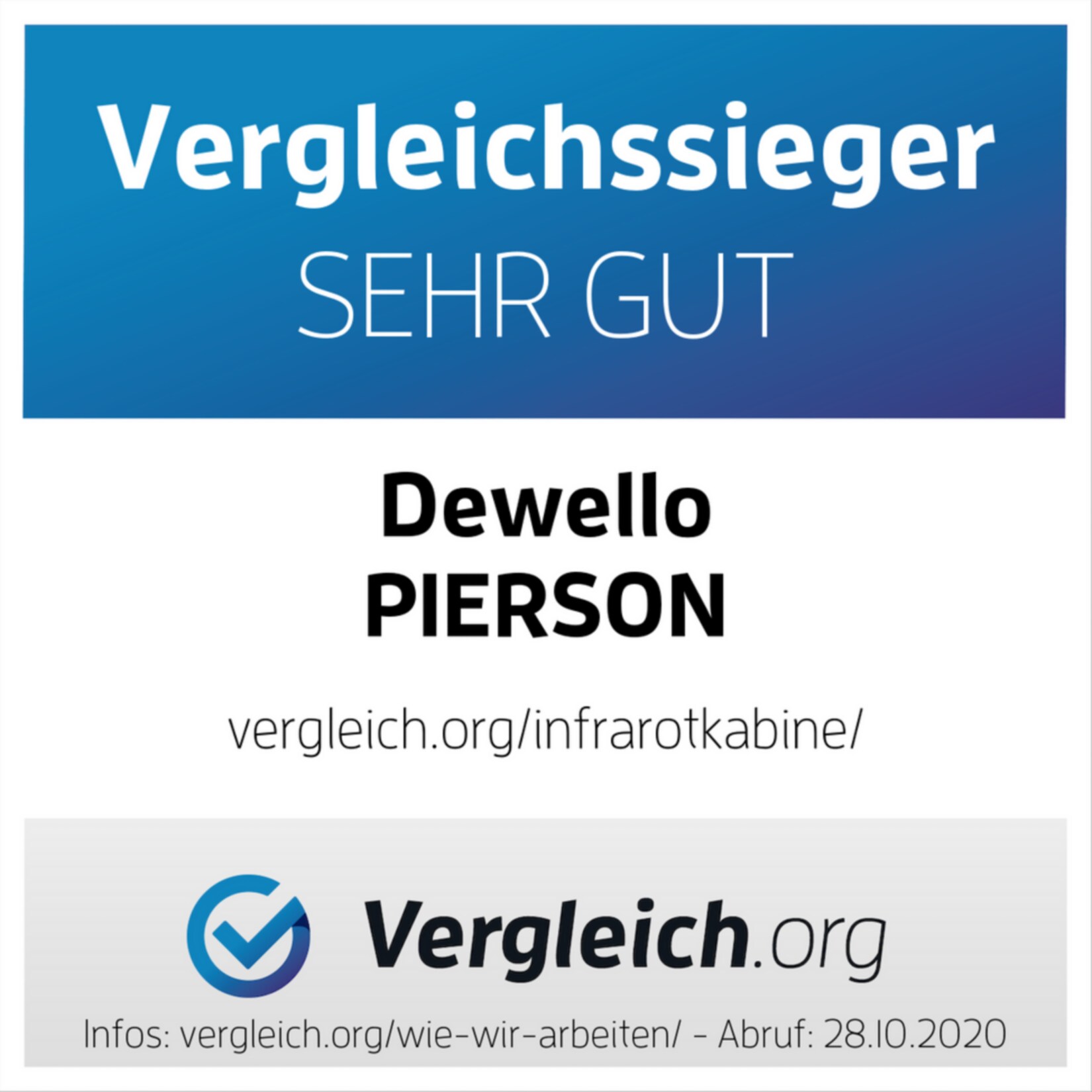 Dewello® Infrarotkabine Infrarotsauna PIERSON 135cm x 105cm inkl. 5 Vollspektrumstrahler, 3 Karbonstrahler, 2 Personen