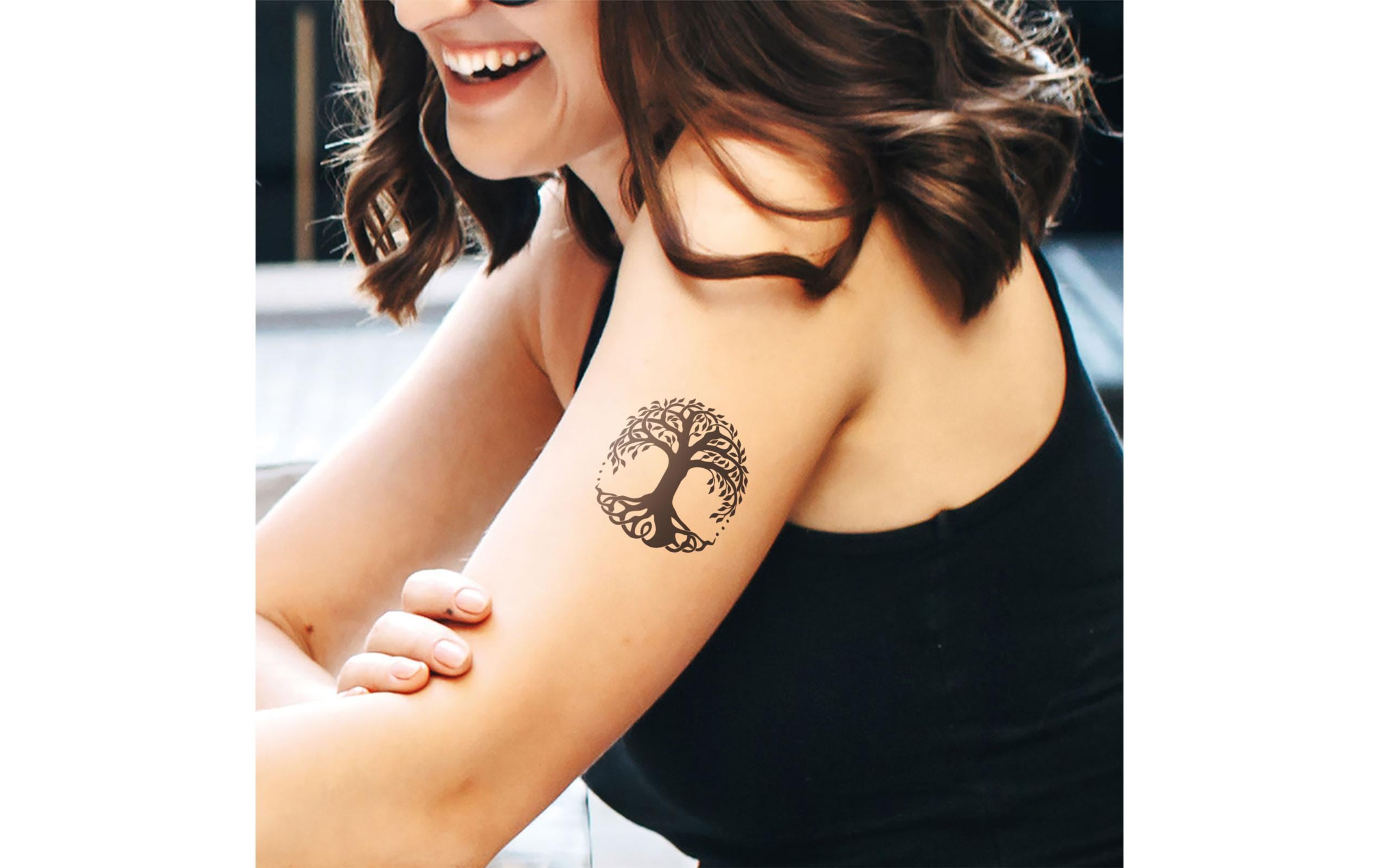 Tattoostempel Lebensbaum LargeMotiv-Stein für das perfekte Outdoor-Make-Up