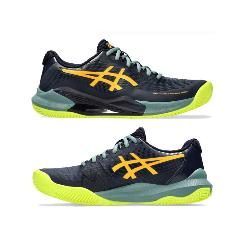 Asics Gel Challenger 14 padel bleu marine-orange