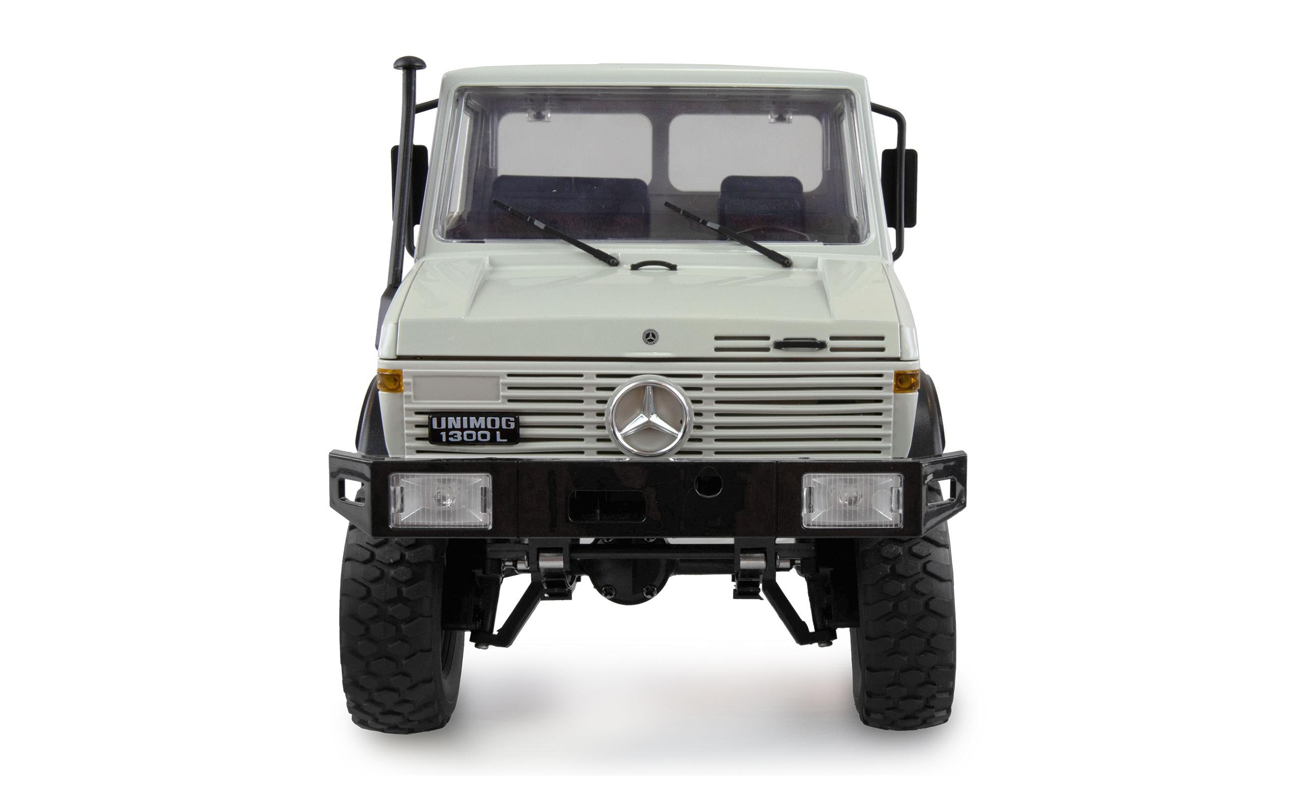 Mercedes-Benz Unimog Basic 4WD Hellgrau, RTR, 1:12Originalgetreues Unimog RC-Modell mit Allradantireb