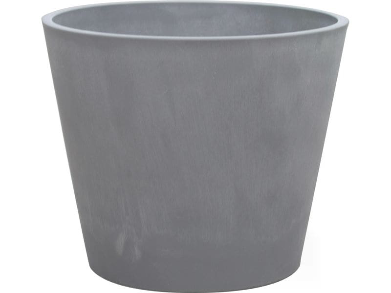 Van der Gucht Blumentopf Woodstone Ø 50 cm x 40.5 cm Hellgr Pflanzentopf