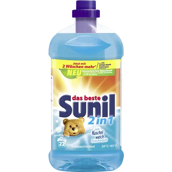 2in1 Vollwaschmittel Flüssig 22 WL