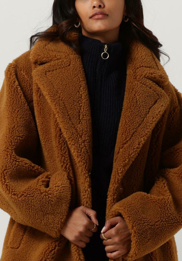 STAND STUDIO camel stand studio teddy jas maria coat