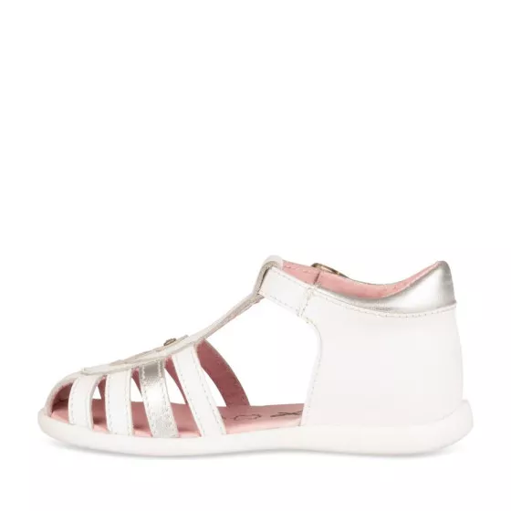 Sandales BLANC NINI & GIRLS CUIR