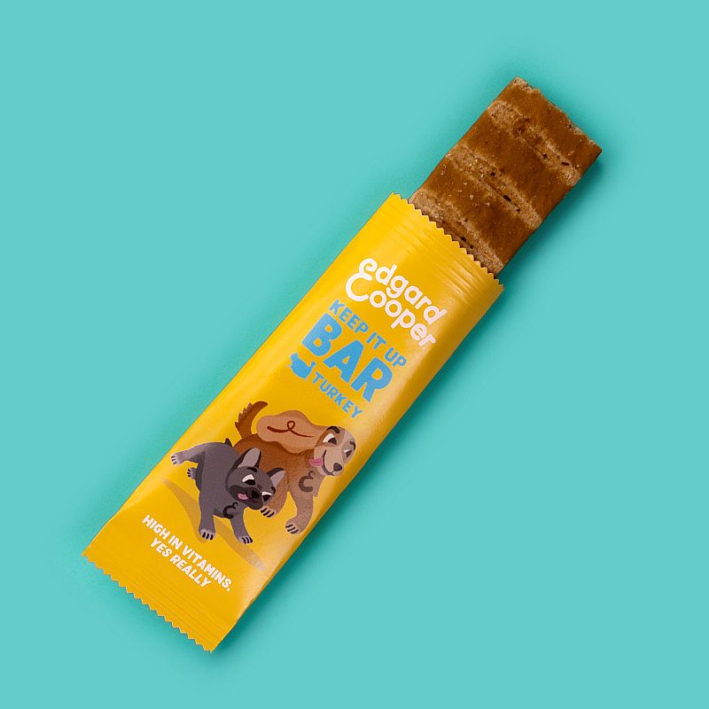 Edgard & Cooper Keep It Up Bar Kalkoen 30 gram | 13518