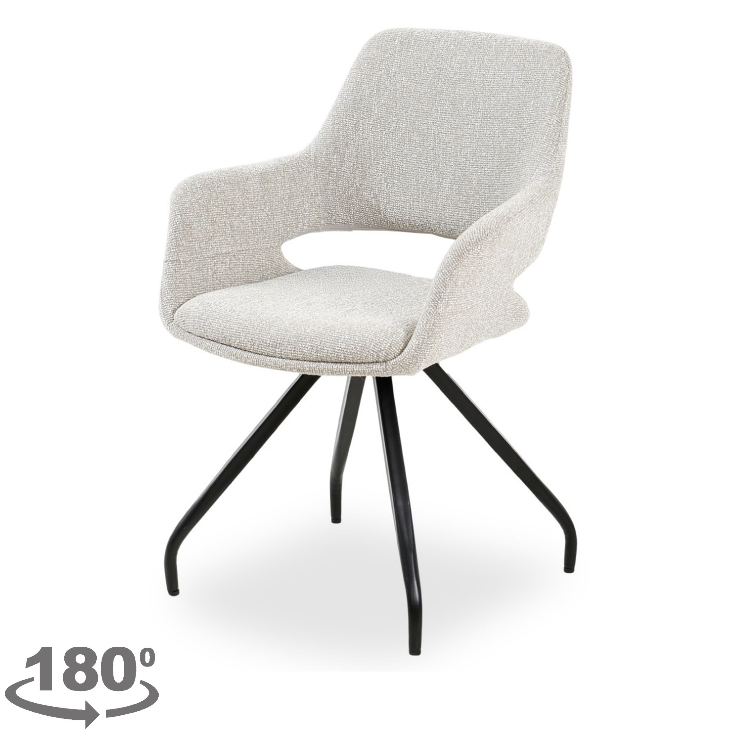 Eetkamerstoel Beige Lodge Capp B61 x D61 x H87 cm