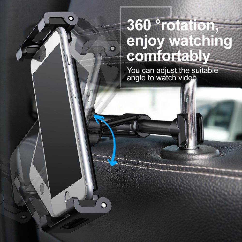 Universal Auto KFZ Rücksitz Kopfstützen Halterung für Smartphones / Tablets 4.7