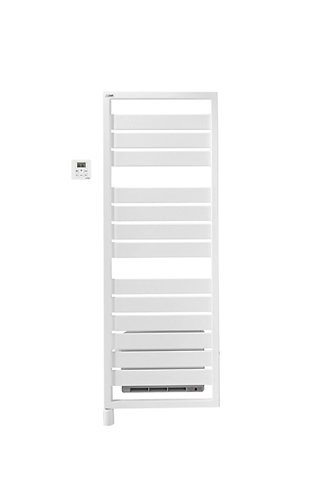 Sèche-serviettes électrique à inertie fluide Acova Astrakan +Air blanc 750W + soufflerie 1000W
