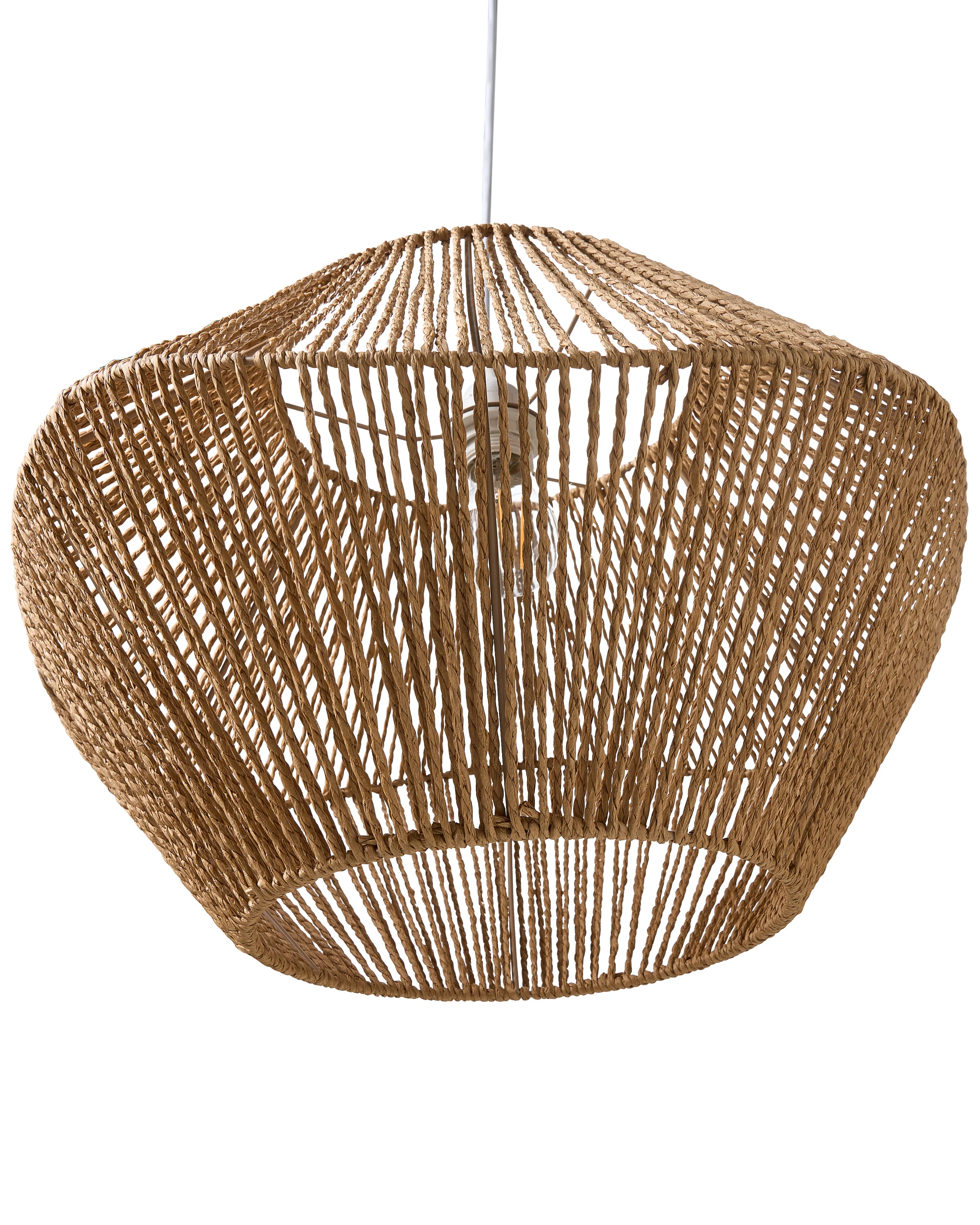Hanglamp YAMBOU Papierkoord Natuurlijk