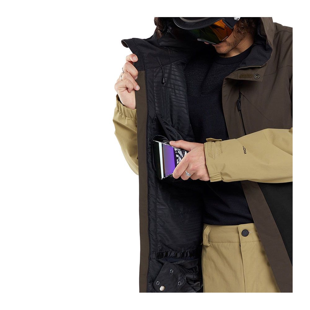 Volcom L INS GORE-TEX - Veste ski Homme brown