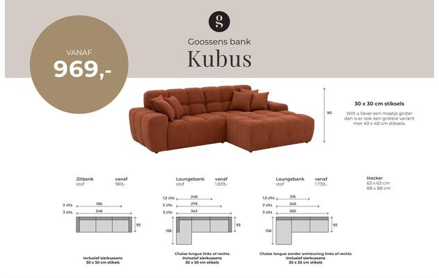 Loungebank Kubus