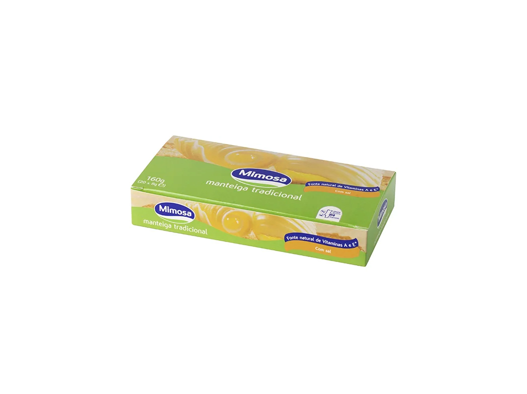 MANTEIGA MIMOSA COM SAL DOSES 20X8G