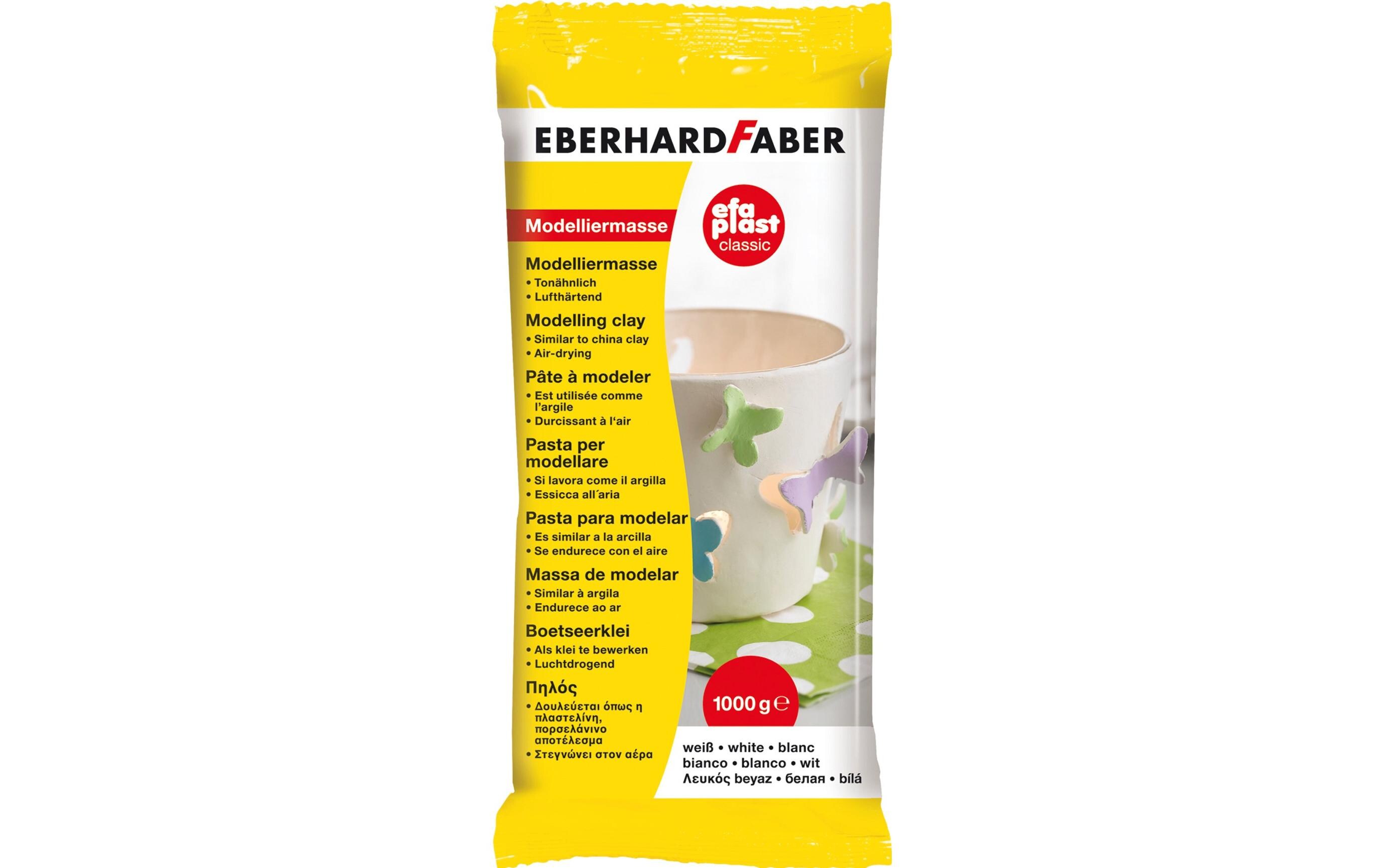 Modelliermasse EFA PLAST Classic 1 kg, WeissLufttrocknende Knete