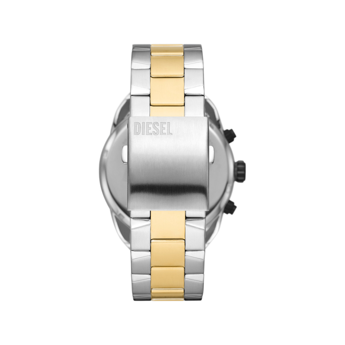 Montre DIESEL spiked homme bracelet acier inoxydable bicolore