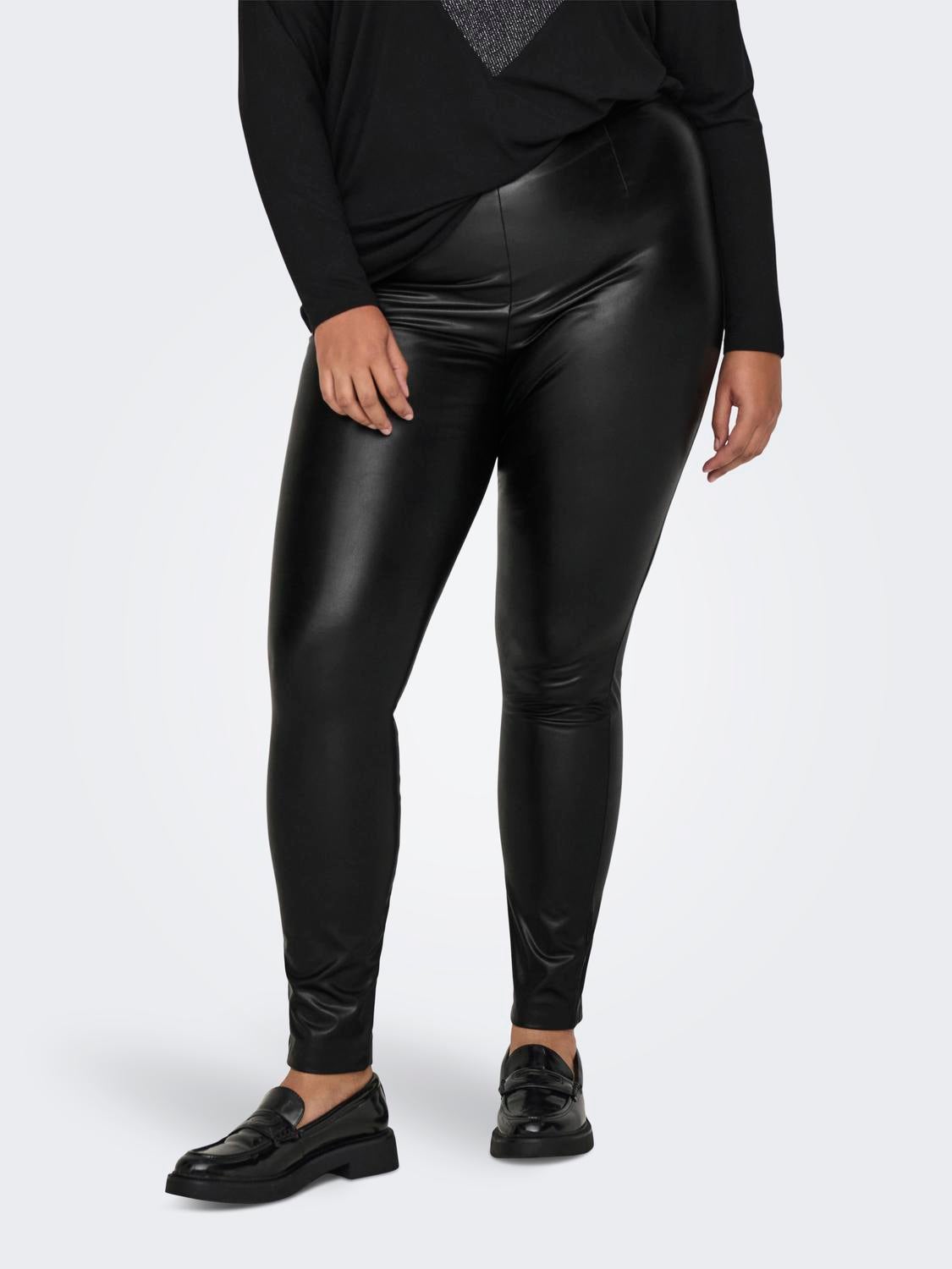CARJESSIE Slim Fit Leggings Black