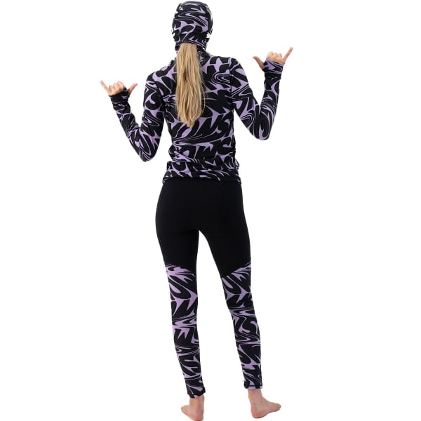 Collant thermique MONS ROYALE W CASCADE MERINO FLEX 200 LEGGING SIGNAL LOST LUPIN