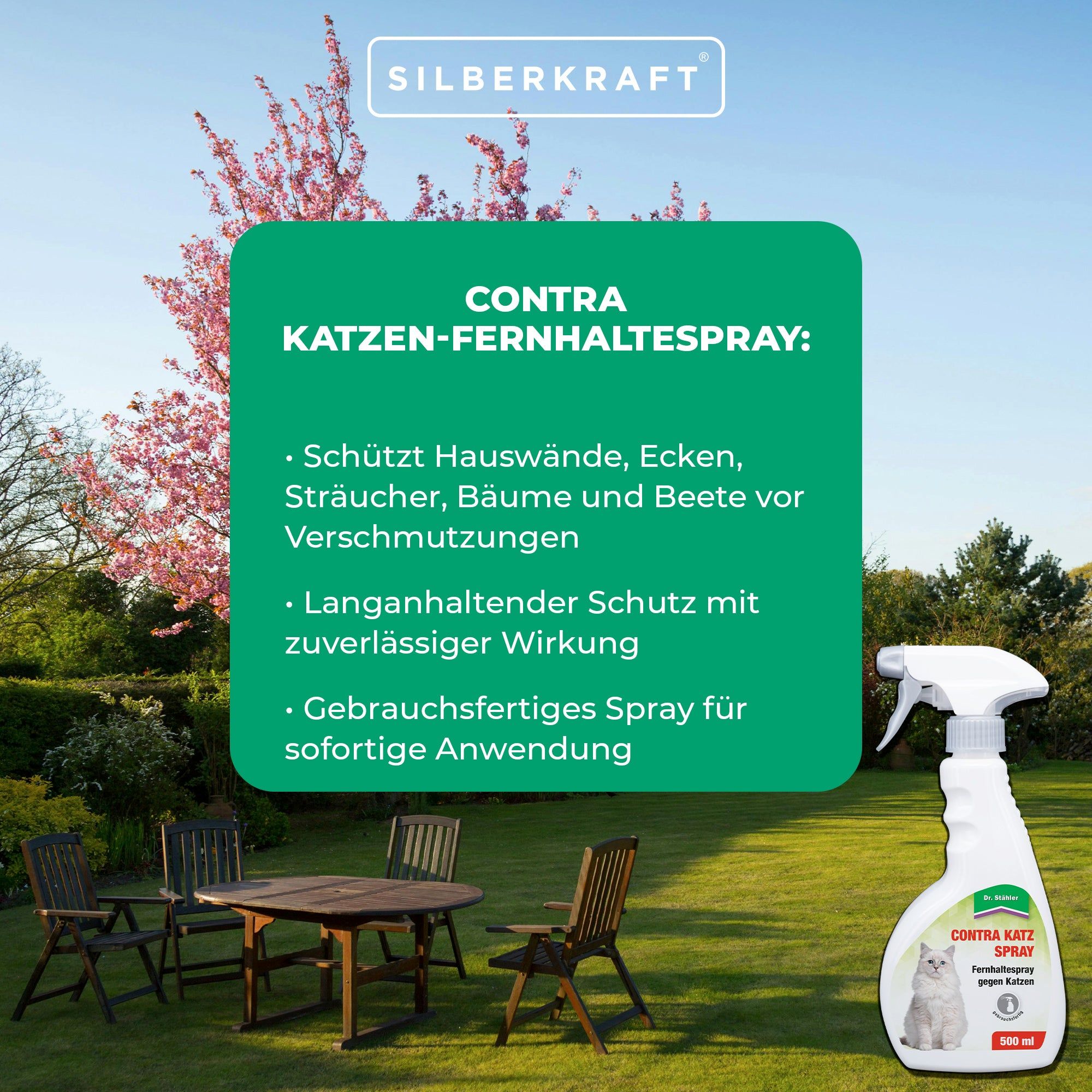 SILBERKRAFT Contra Katz Spray