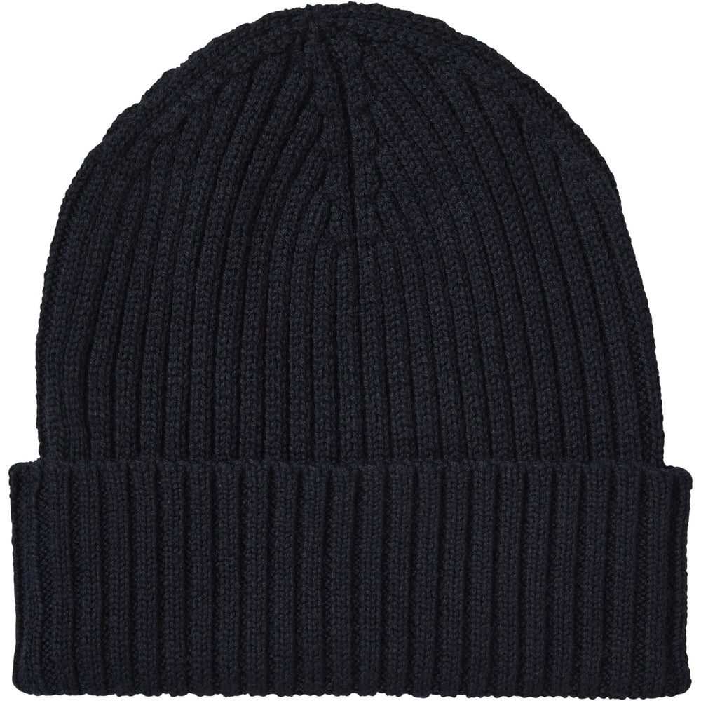 Køb FUB Dark Navy Rib Beanie