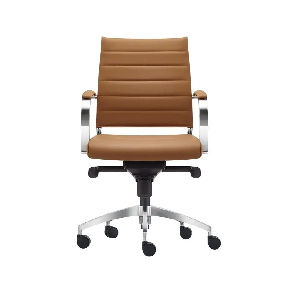 Bureaustoel Cádiz Cognac - 100% leder
