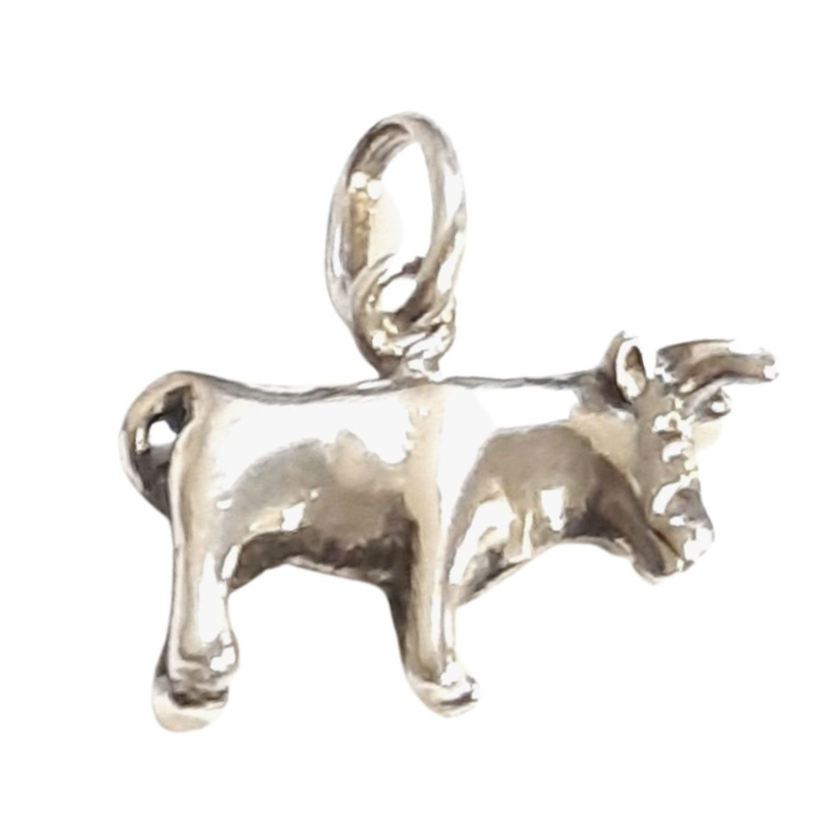 Pendentif Astrologique zodiaque Taureau en argent 925°/00 + chaine