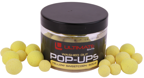 Ultimate Baits Washed Out Pop Ups 12 15mm