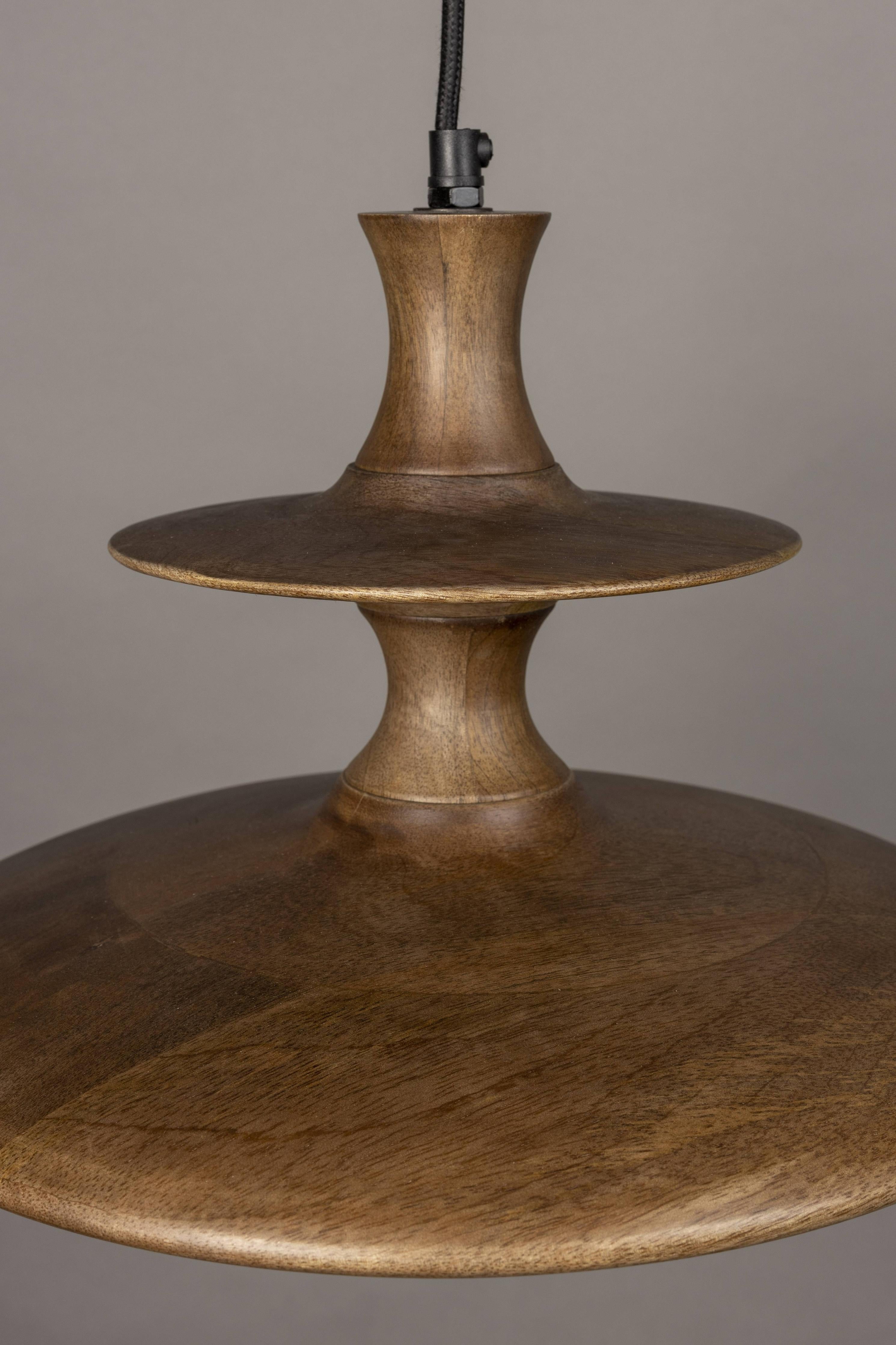 Dutchbone Cath Hanglamp 34 cm (S) Hout Bruin