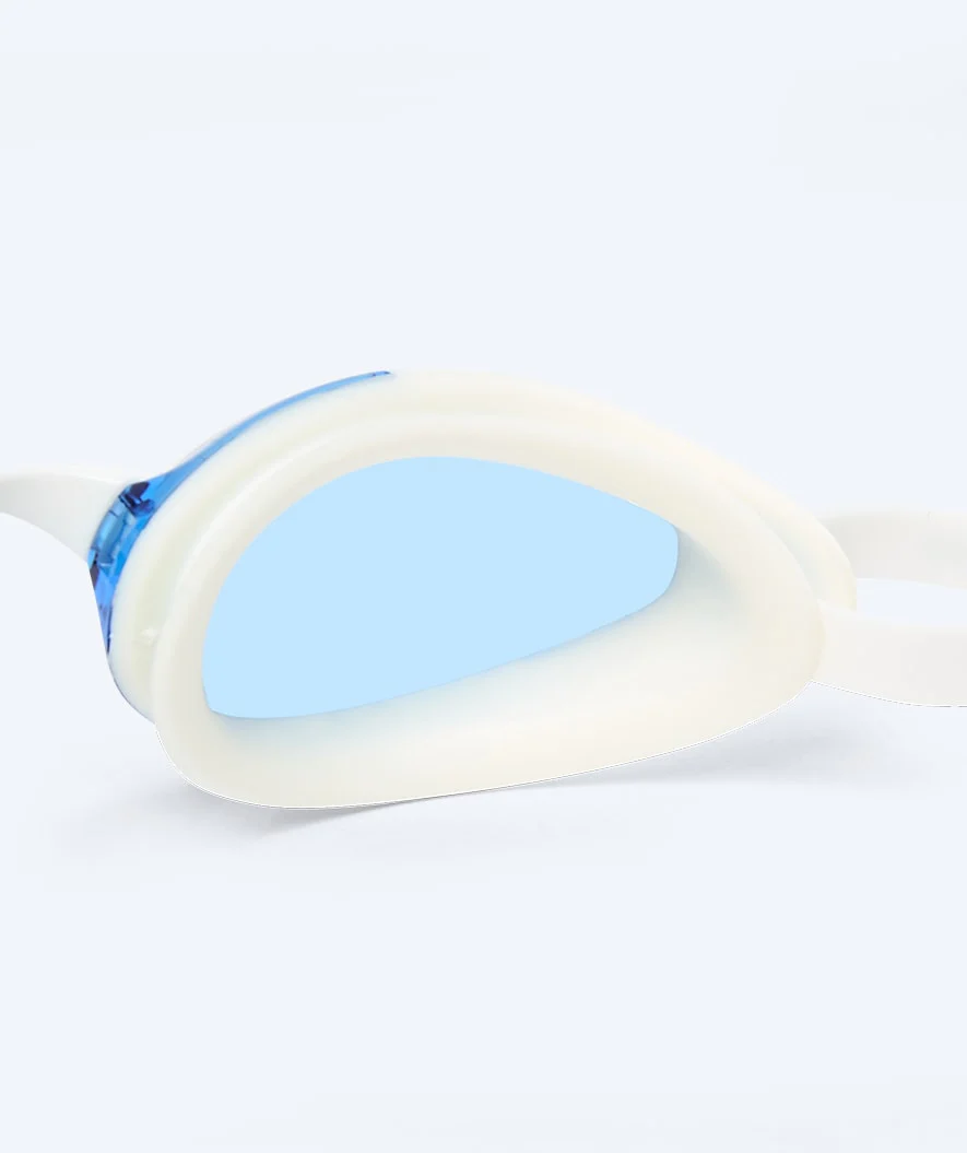 Watery Elite svømmebriller - Poseidon Ultra - Hvid/blå