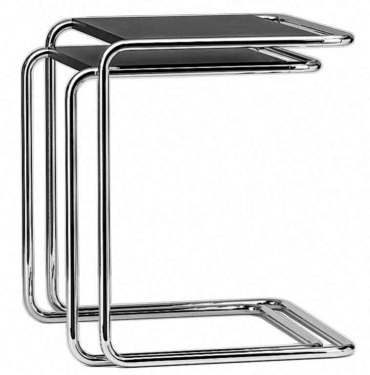 Thonet B97 bijzettafel set van 2 beuken zwart gebeitst
