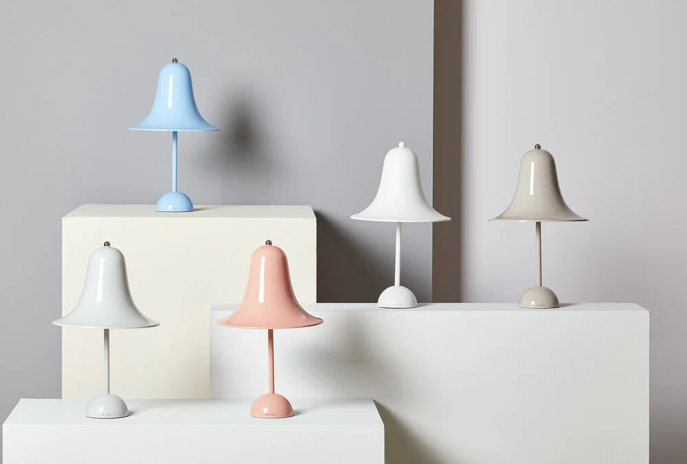 Verpan  Pantop, bordlampe - Matt White - Ø23