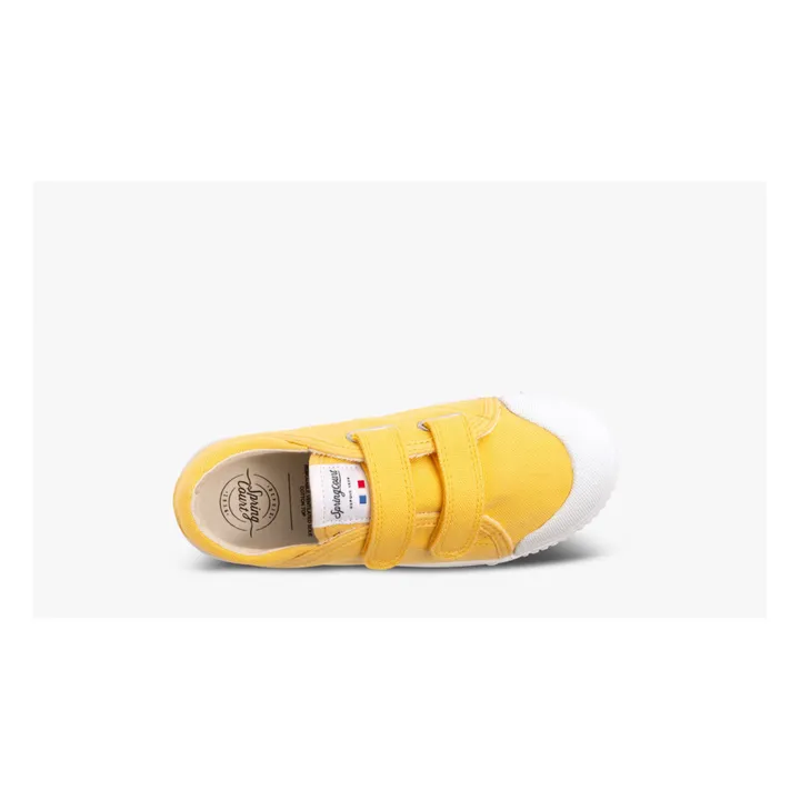 Spring Court Baskets Basses Scratchs G2 Canvas | Jaune