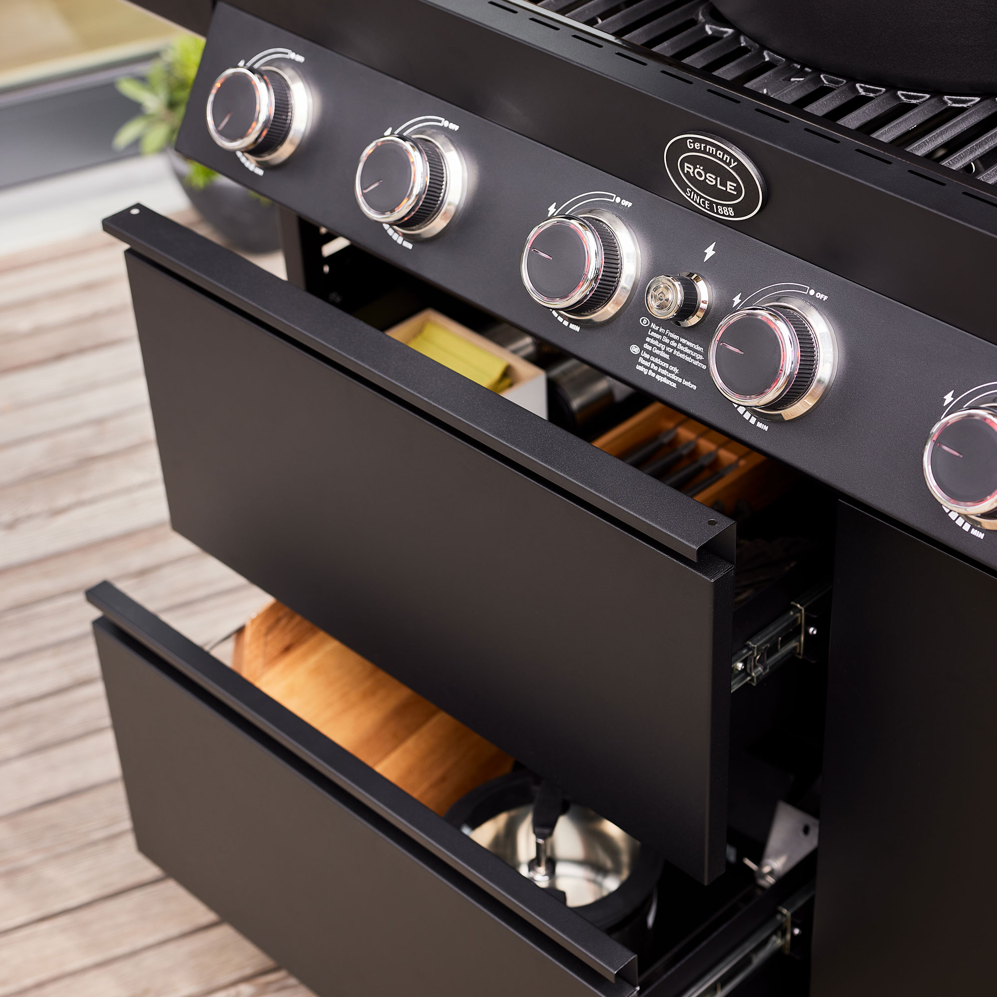 Gasgrill BBQ-Station VIDERO PRO G6-S VARIO+ 50mbar