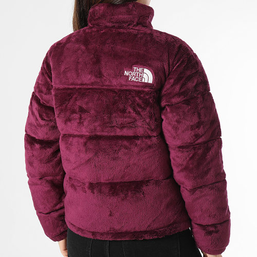 Doudoune Fourrure Femme Versa Velours Nuptse A84F9 Violet