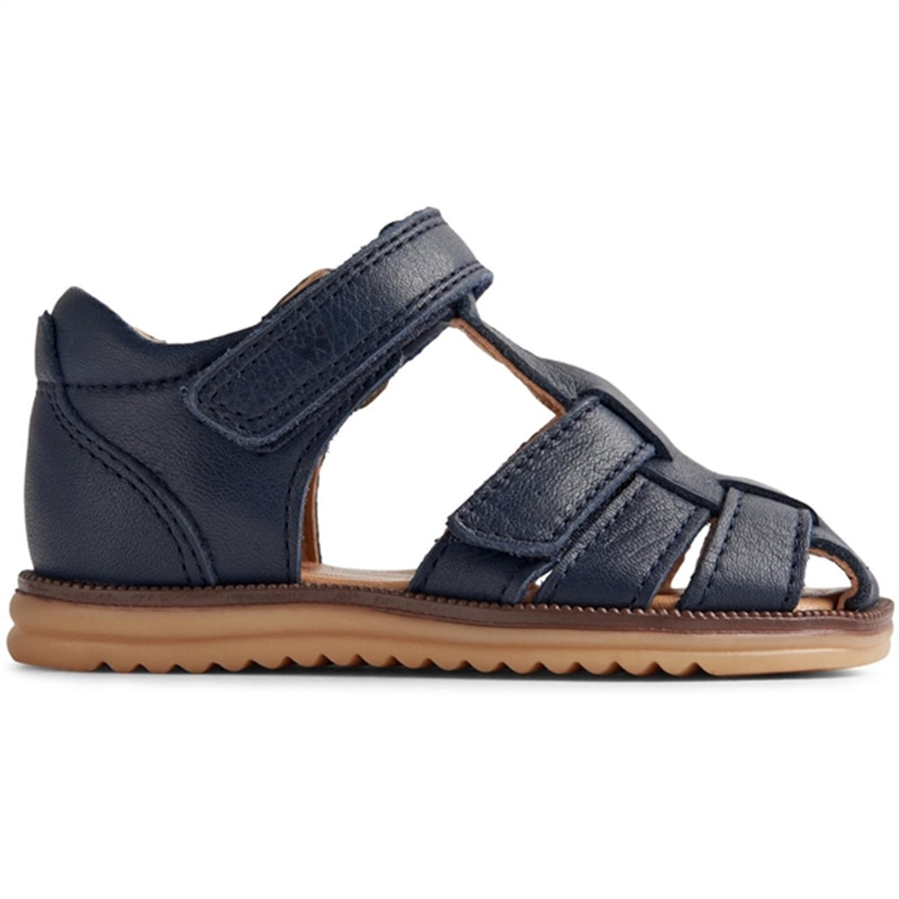 Sandal Closed Toe Sky Navy - Wheat||Wheat Footwear → Luksusbaby.dk