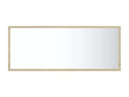 Miroir LED de salle de bain Chêne sonoma 100x8,5x37cm Acrylique