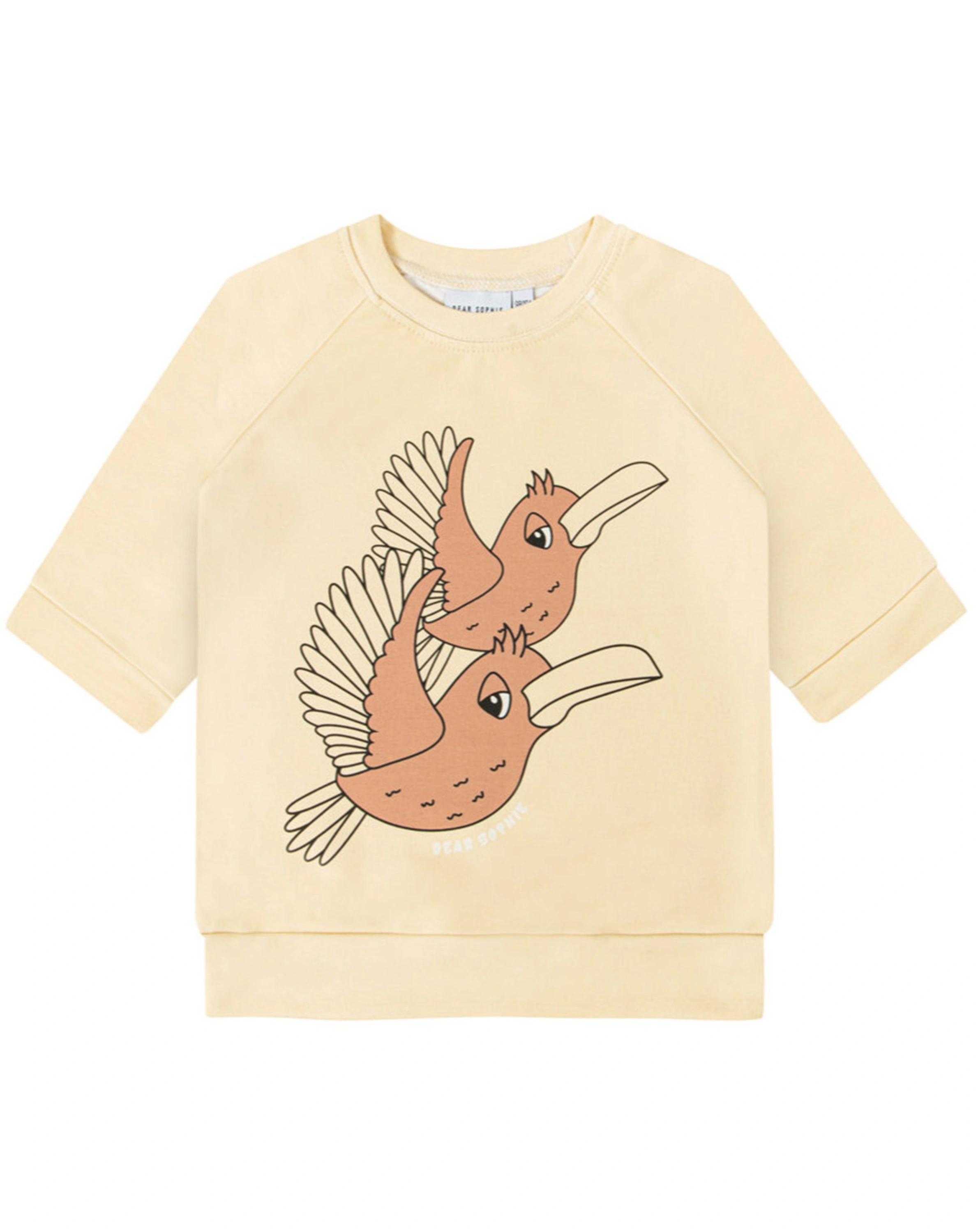 Sweatshirt BIRDIE SHORTSLEEVE in yellow