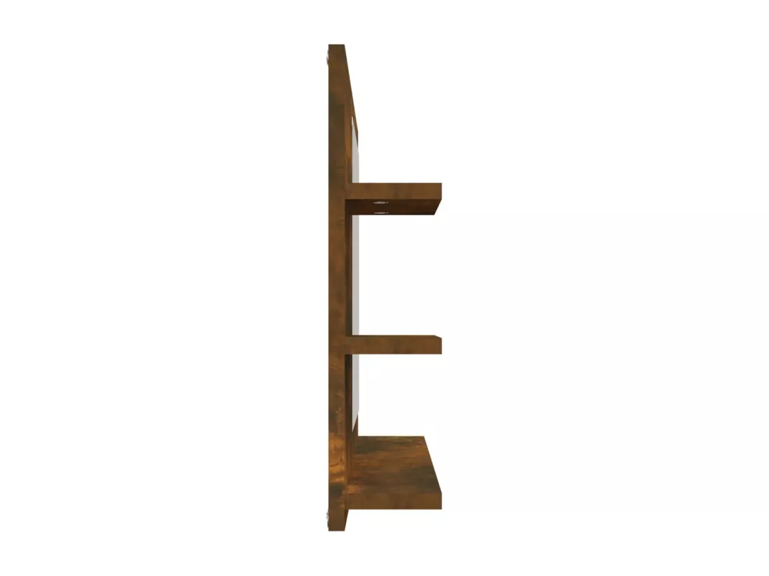 Miroir de bain chêne bois beige 60 x 10.5 x 45 cm 02_0006895
