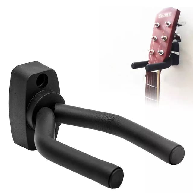 Universal guitar bøjle Sort 1-pak