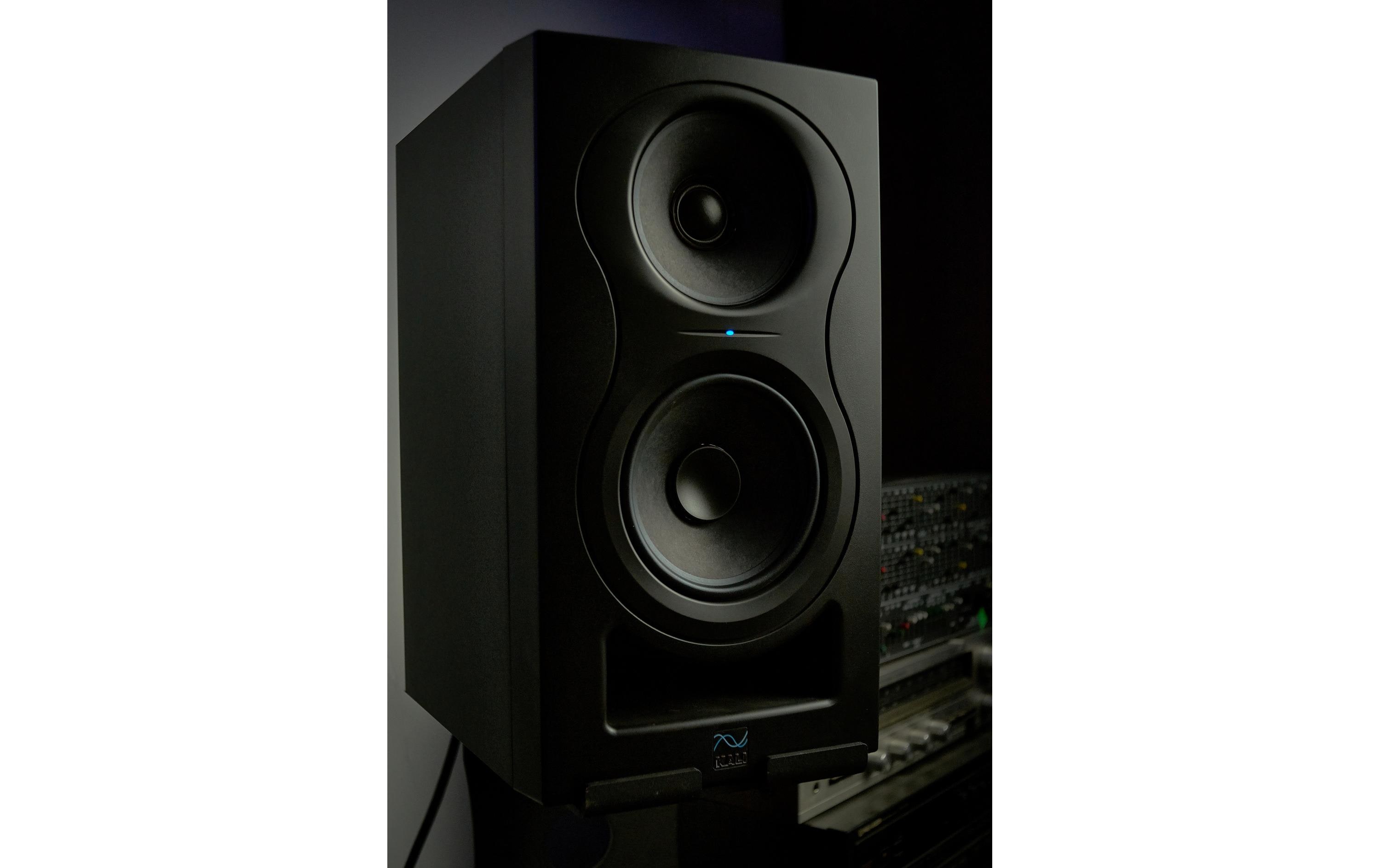 Studiomonitor IN-5 160 W, Schwarz<br>Aktiver 3-Wege-Studiomonitor