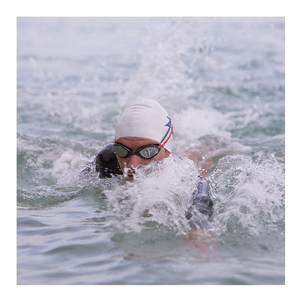 Zoggs TIGER MIRROR - Lunettes de natation grey red/mirrored smoke