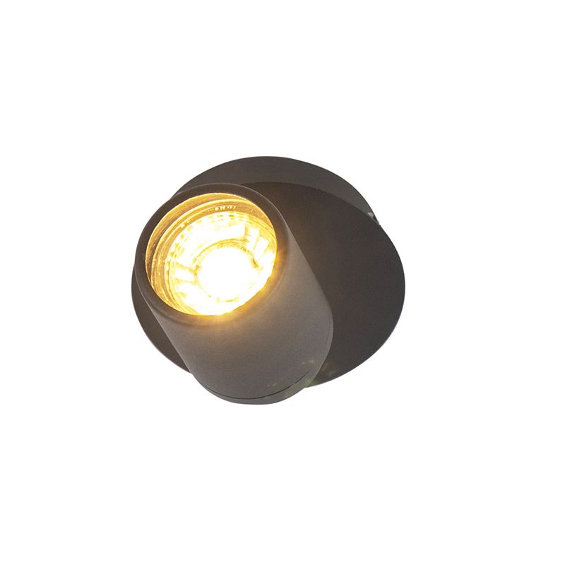 Moderne badkamer spot zwart IP44 - Ducha