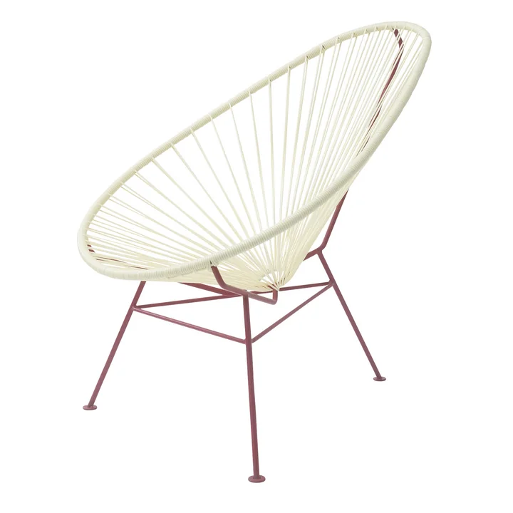 Acapulco Design - Acapulco Classic Chair, CDMX_ST DOS, eggshell / burgundy red