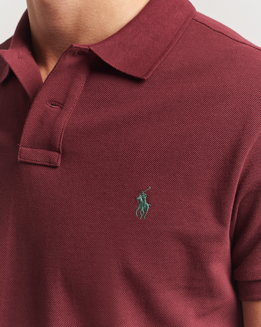 Polo Ralph Lauren Slim Fit Polo Red Wine