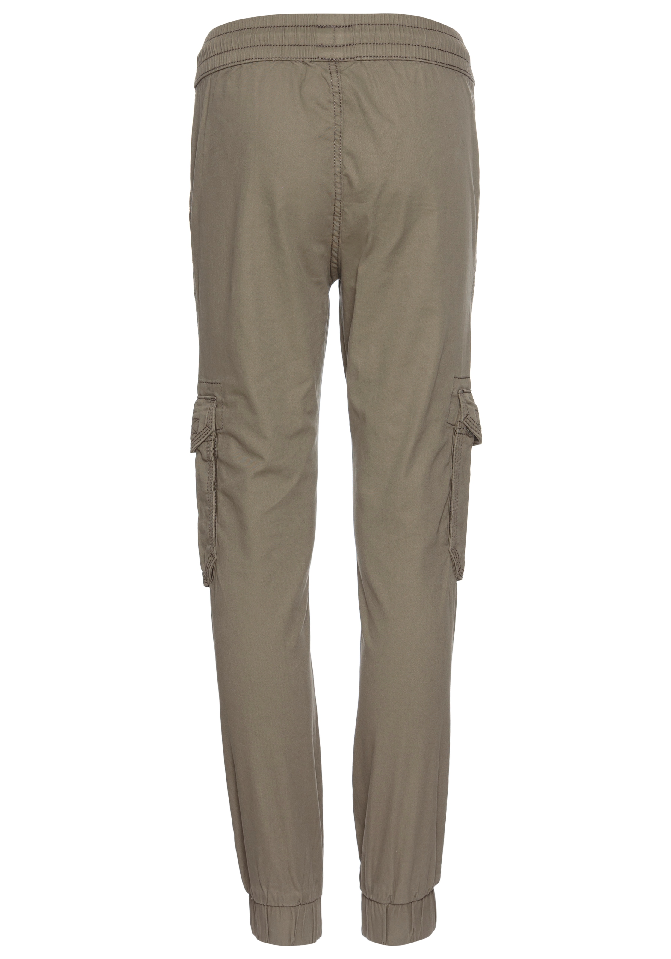 DELMAO Cargohose »in bequemer Schlupfform«  , mit Logo-Stickerei