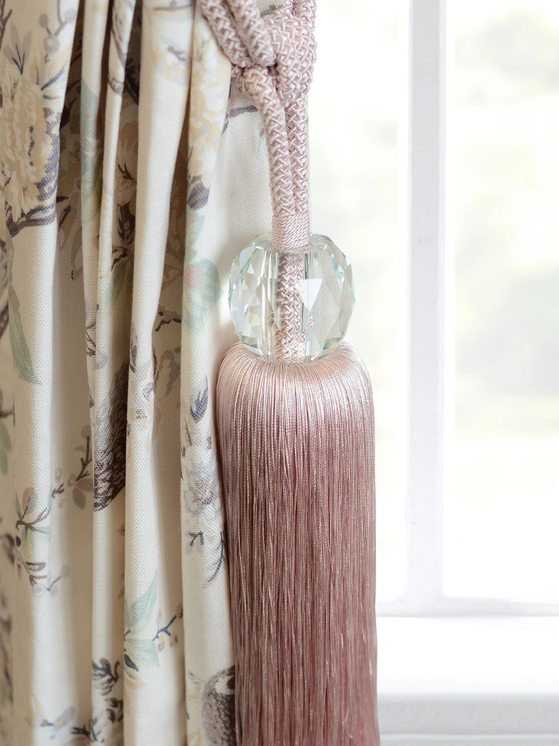 Laura Ashley Loren glazen embrasse met kwastjes