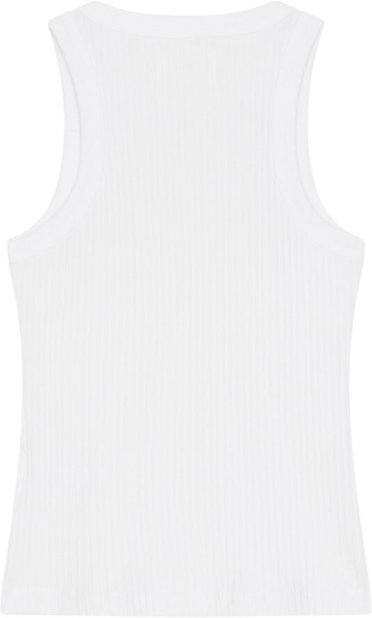 Wood Wood WWRax Badge Tanktop White