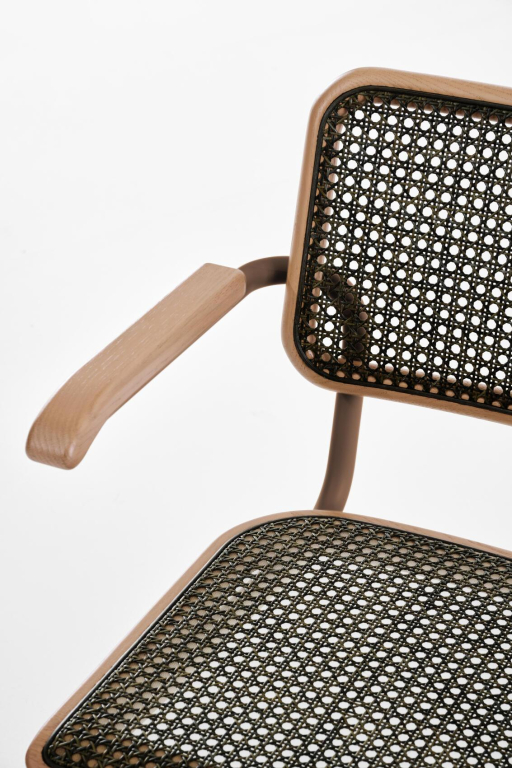 Thonet S64 V eetkamerstoel Dark Melange Black