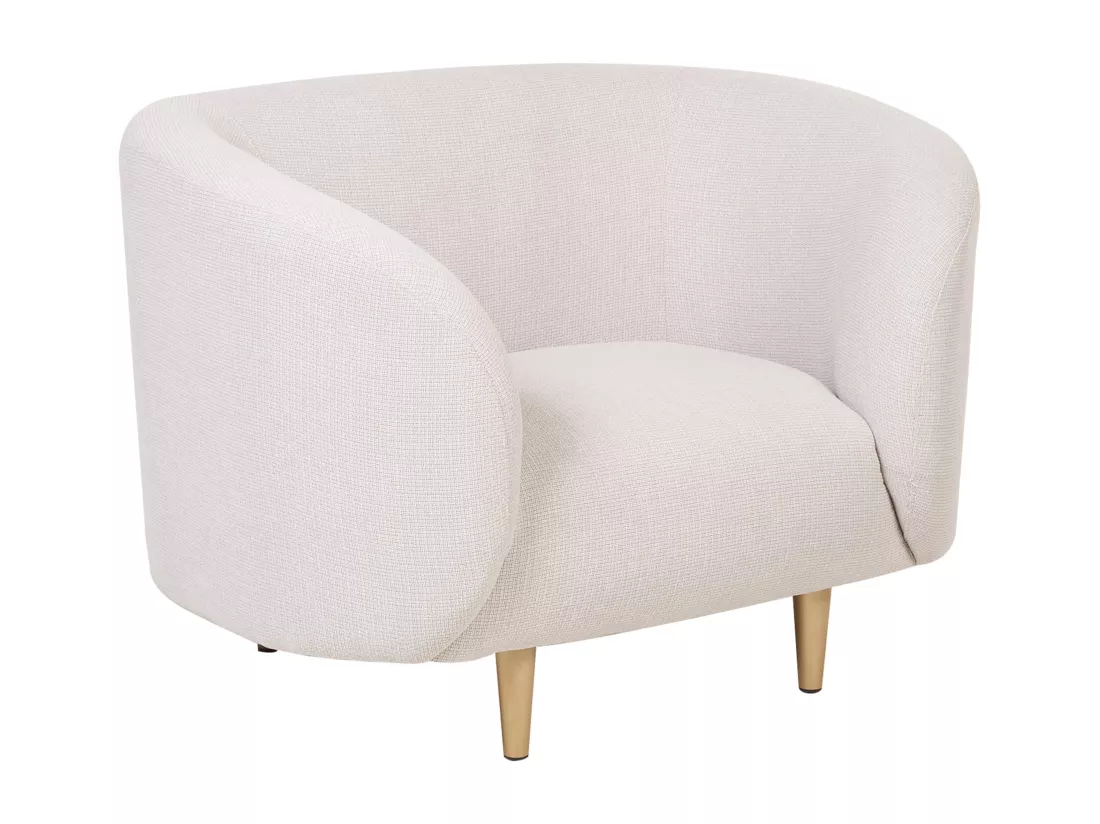 Fauteuil LOEN Tissu Beige clair