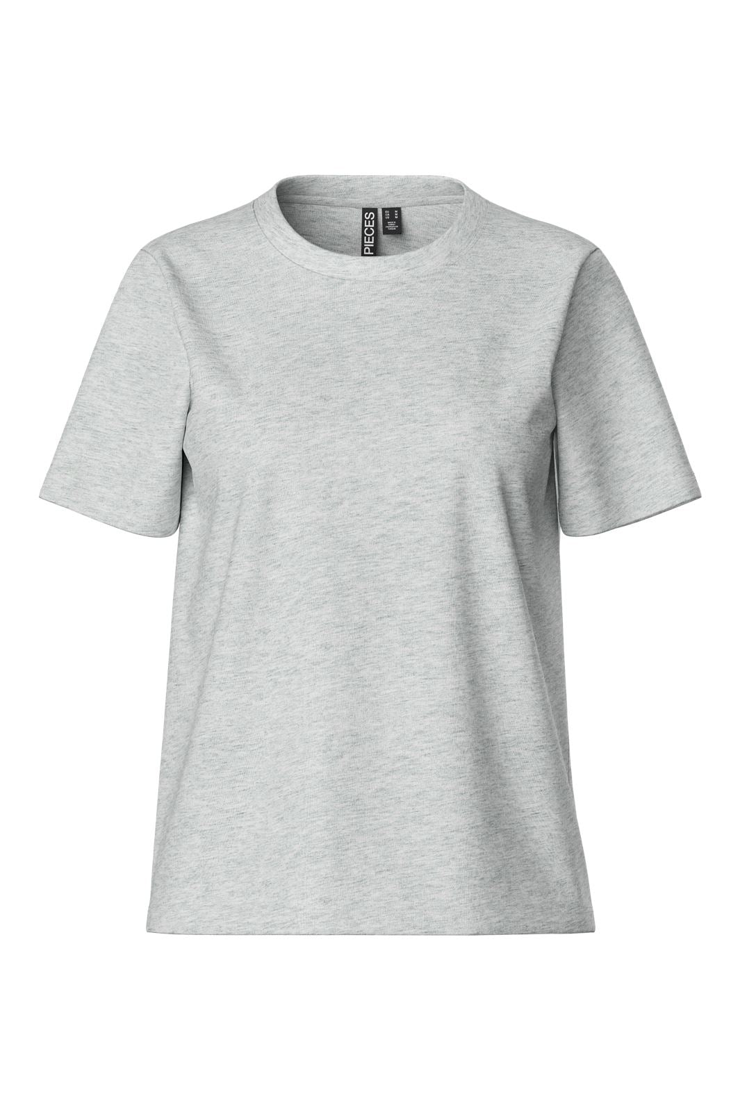 Pieces Pcria Ss Solid Tee 4287784 light grey melange