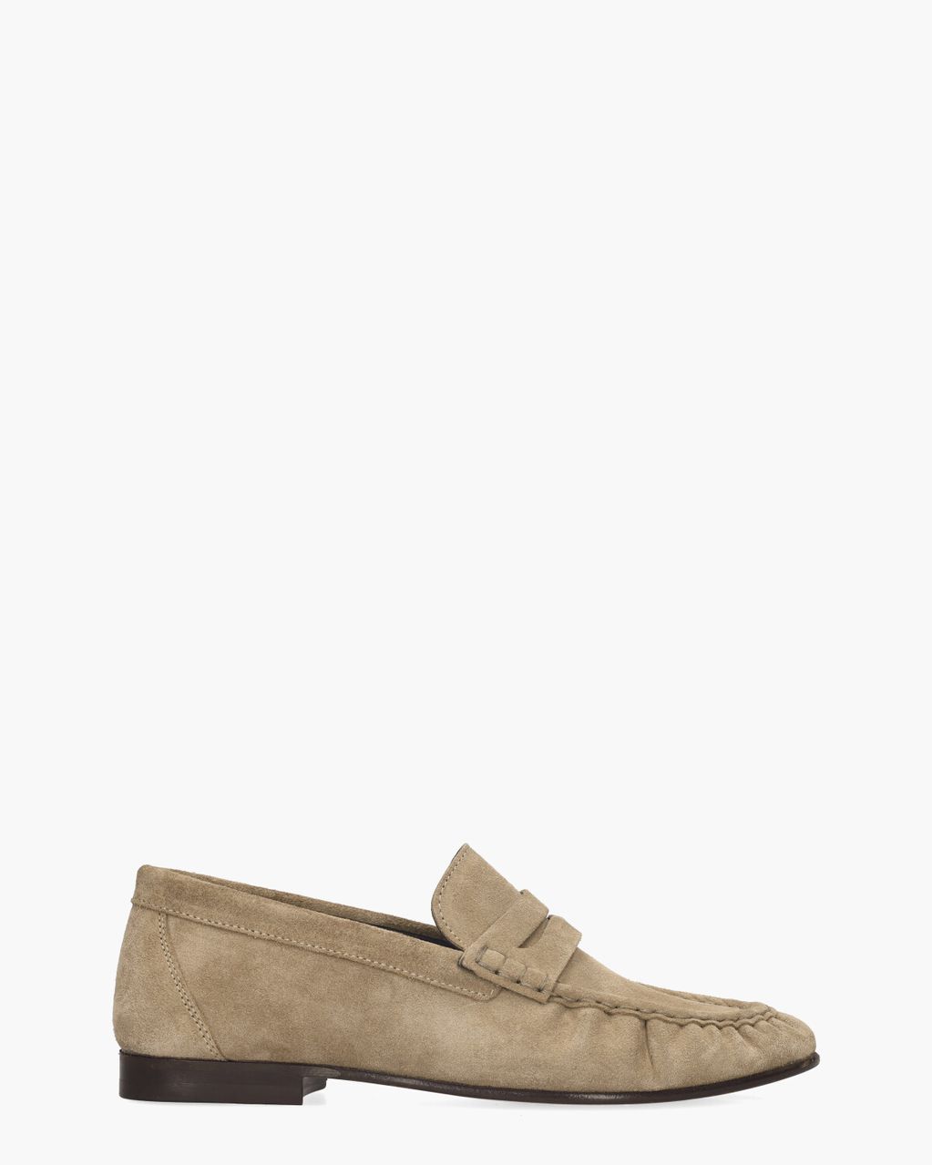 Posa Penny Loafer Wrinkle Taupe Damesloafers