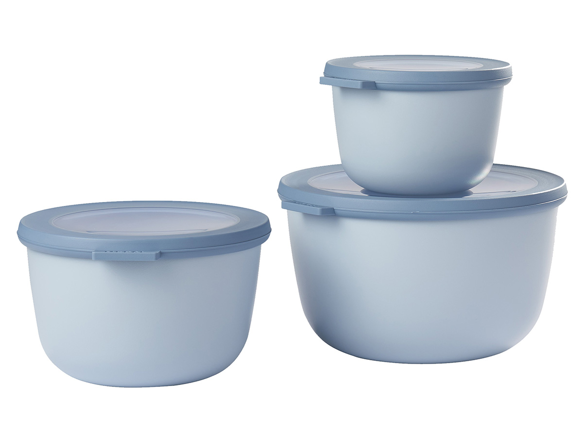 Mepal Cirqula 3-delige set ronde XL vershouddozen - Blue